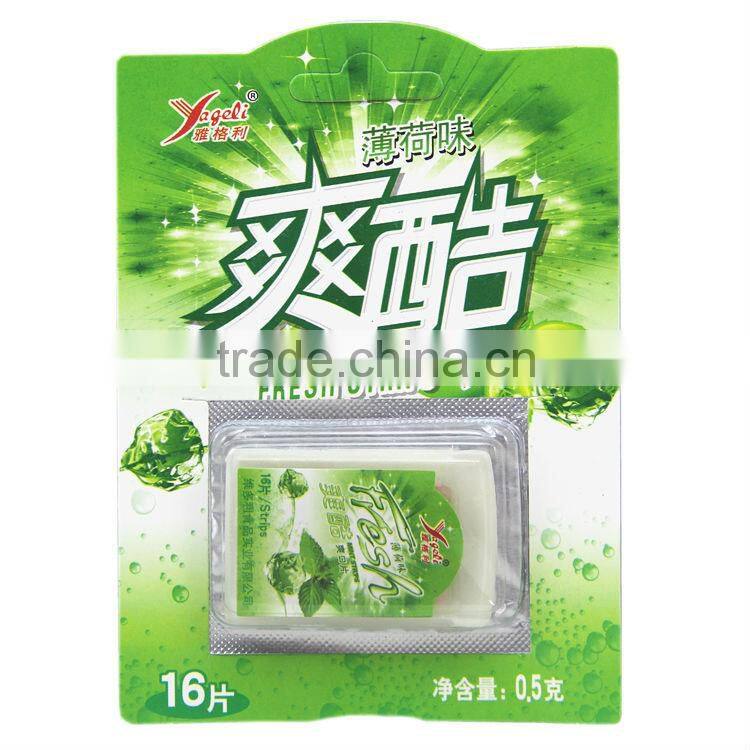 Hot sale new product sweet paper mint candy candies