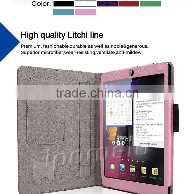 Flip leather tablet case leather tablet case for nextbook 7.85