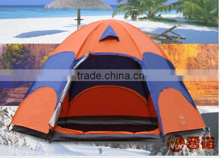 5 Person Double Layers Single Door Camping Tent