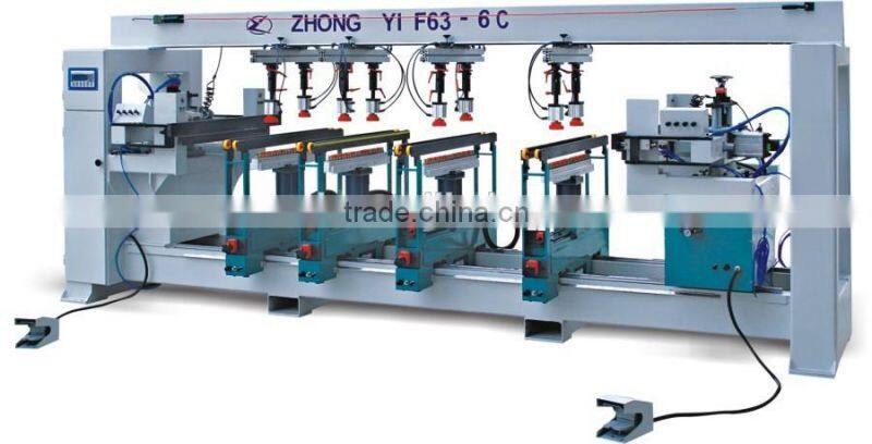 Good quality pecision woodworking multi spindle drilling machine for wood