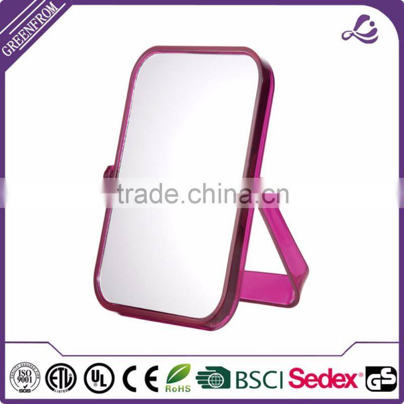 Square Plastic Desktop Mirror