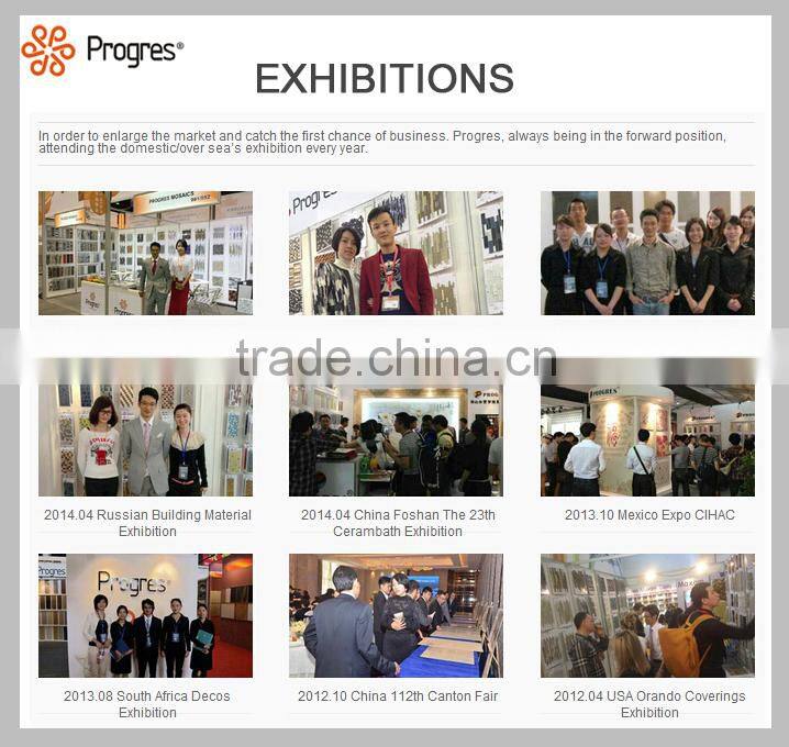 interior decoration Jigsaw pattern Wood mosaic tiles for wall background (PMW4)