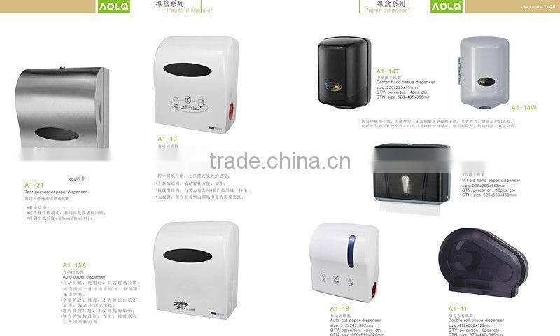 Wall mounted Z fold tissue paper holder/C fold toilet tissue holder/N fold hand towel paper dispenser