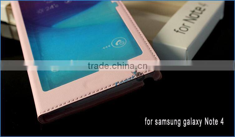 Hot selling phone case high quality TPU leather case cheap price waterproof case for samsung Note 4