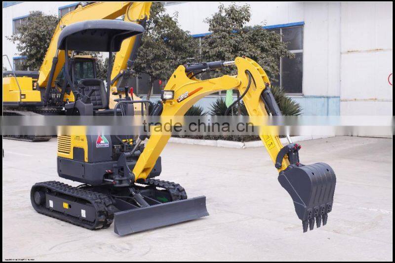 China Cheap Super Quality 1.6 Ton Small Zero Tail Excavator , CE / ISO Certificate, CT16-9 D