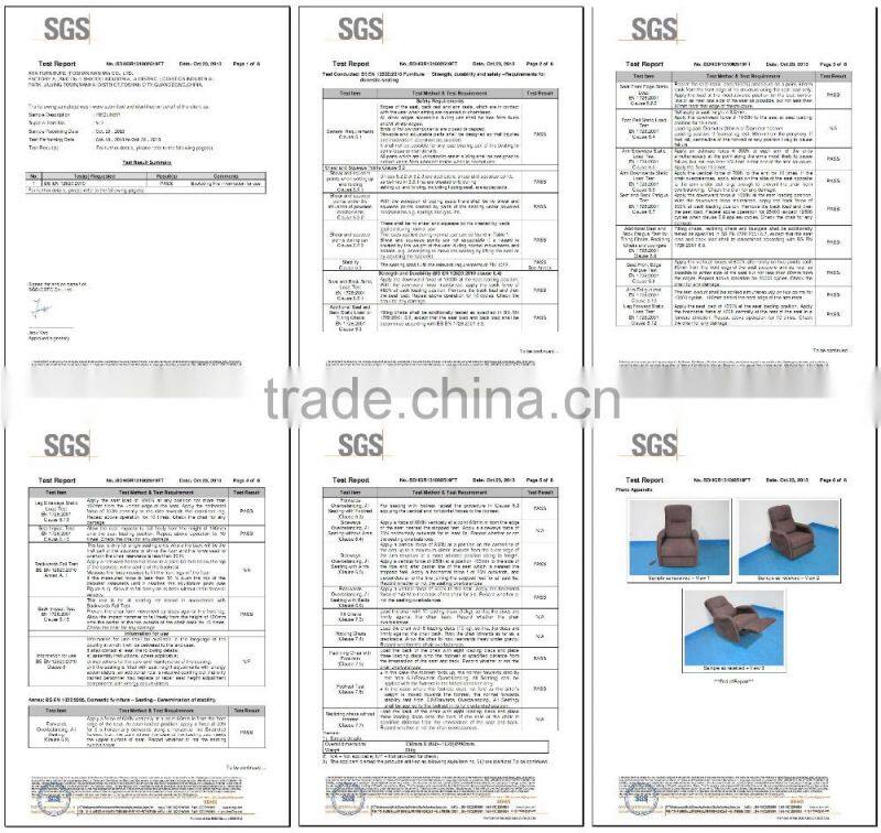 European style morden fabric electric recliner chair