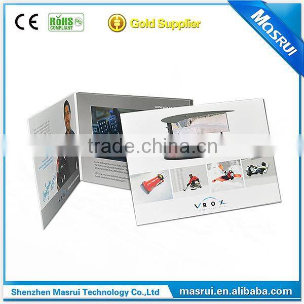 christmas Product 4.3 " LCD Screen Video Greeting Card christmas card