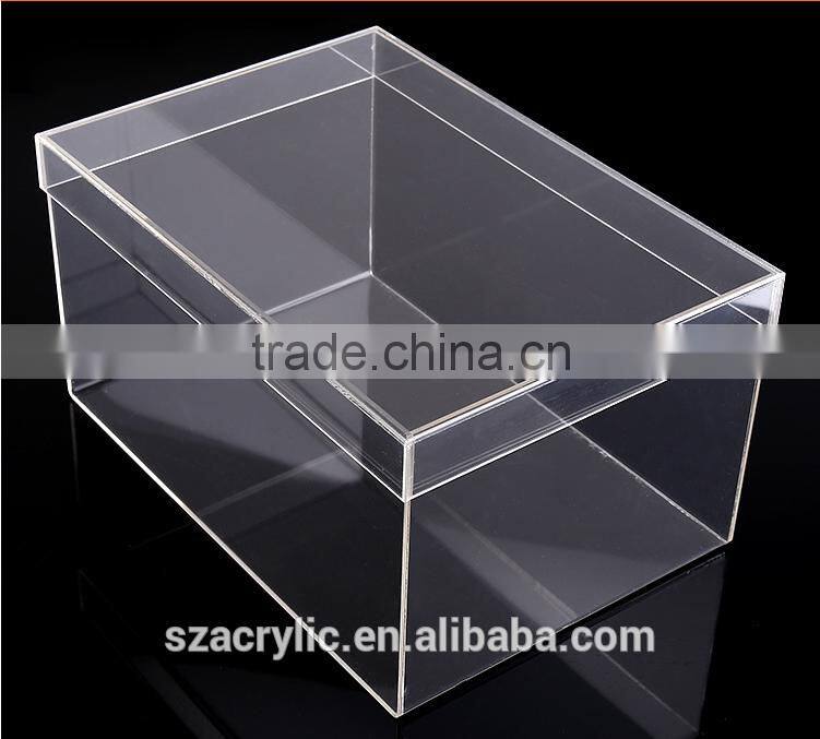 High Transparency Clear Acrylic Box with cover