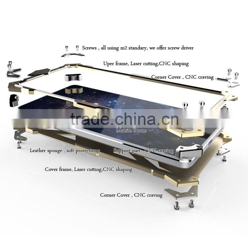 Mobile Phone Wholesale China Creative Mobile Phone Case Cover Case For Huawei Honor 7I,For Huawei 7i Aluminum case