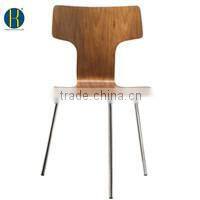 HY 3014 Colorful High Quality Plywood Promotional Stackable Chair for Dining Room