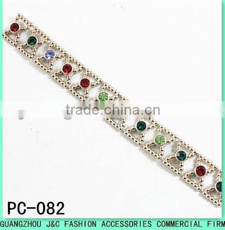 2017 summer best-selling chain colorful plastic shoes