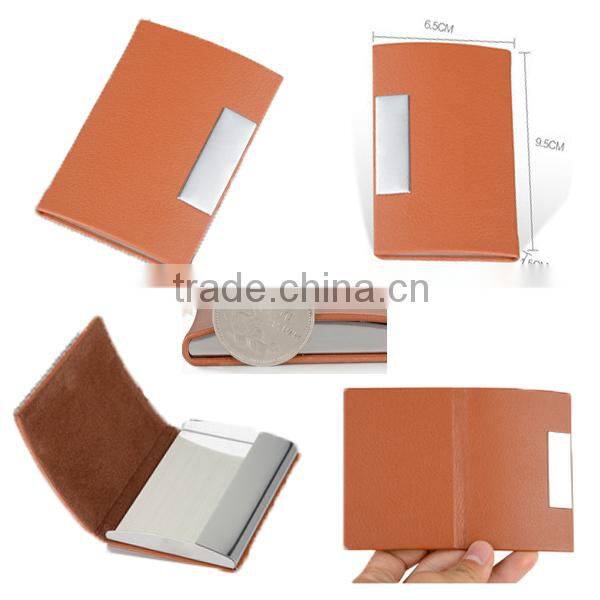High quality leather name card box,leather card box