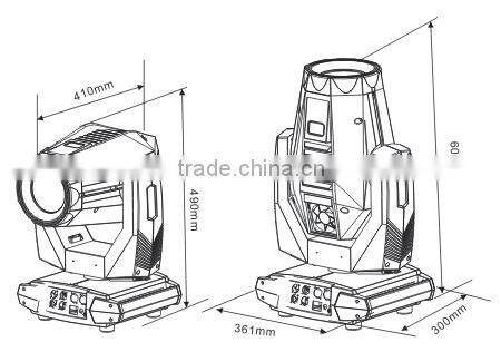 stage light 330W spot beam light china led lights china led lights
