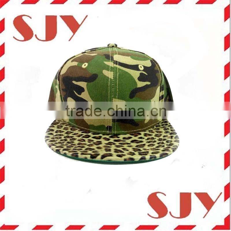 Blank Leopard Fashion Green Camo Snapback Vintage Hats Caps