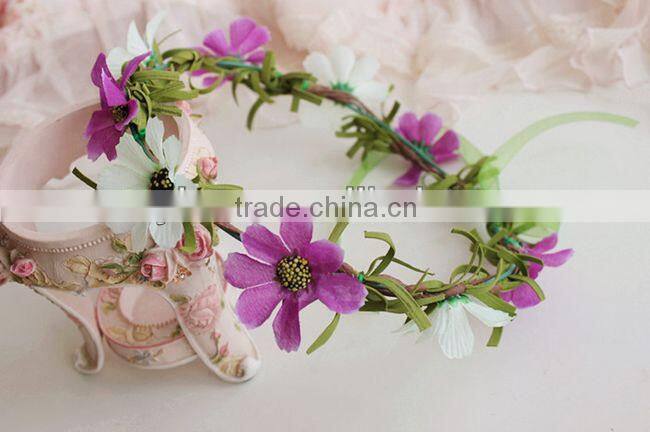Sun Flower Head Wreath Garland For Wedding Prom Party And Christmas Decoration