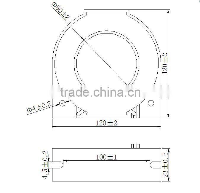 80mm fire alarm system fire leakage Current Transformer