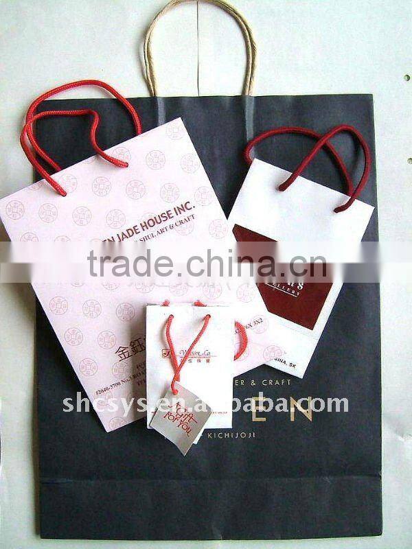 fashion eco-friendly paper carrier bags