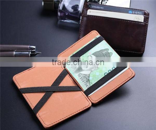 Hot sale best quality magic wallet vintage leather