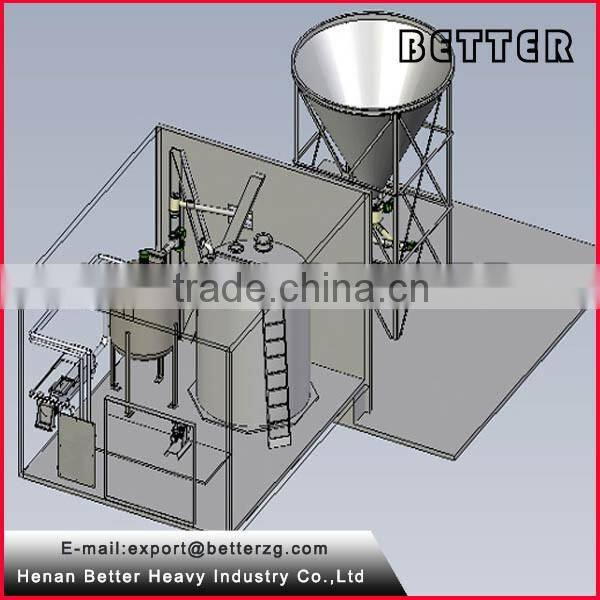 Automated dry mortar batch plant in good condition dry mortar production line
