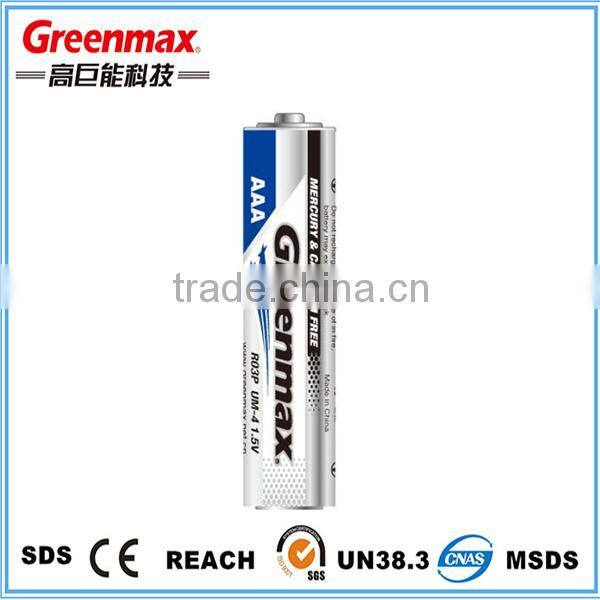 MSDS R03p/size Aaa Batteries Dry Cell