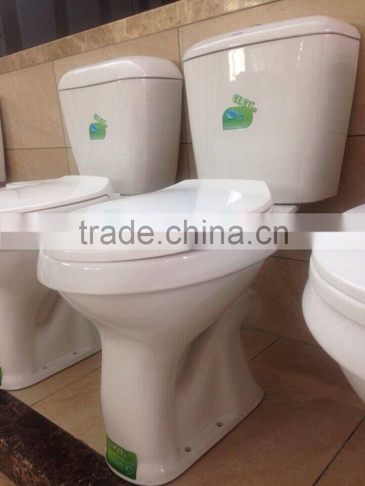 COCO sanitary ware 8006 uzbekistan x trap wash down two piece toilet