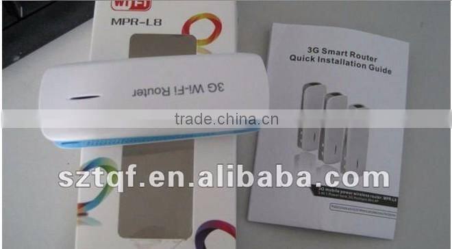 Portable 3G WiFi Router 3G Mobile Hotspot Support WCDMA and CDMA