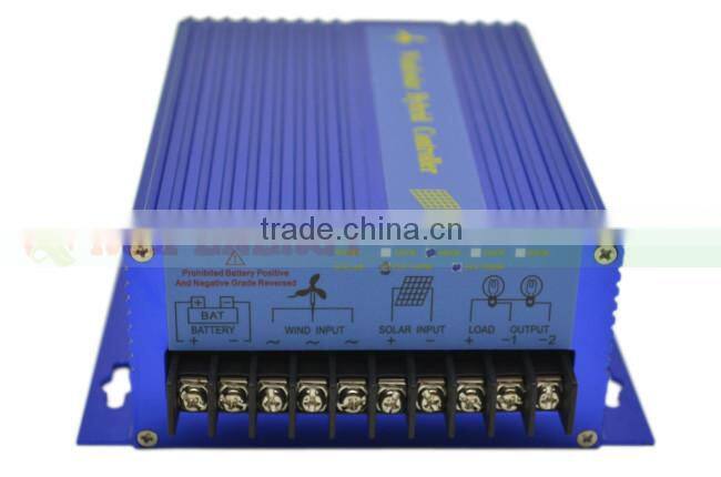 Wind/solar hybrid charge controller for 600w wind turbine generator+300W solar panel.