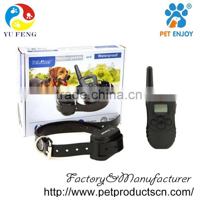 dog training collar with remote waterproof electric dog training equipment