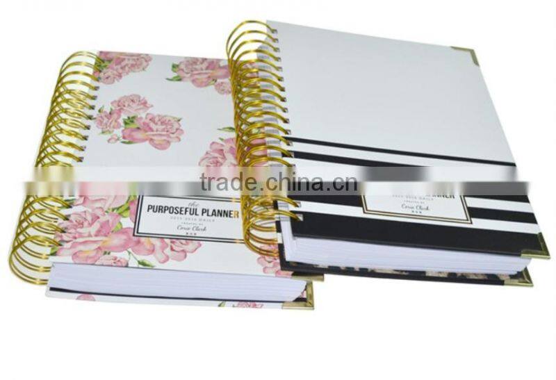 Ring Bound Hardcover Paper Printing Planner