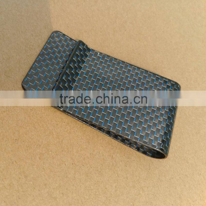high quality carbon fiber money cilp for friends/college