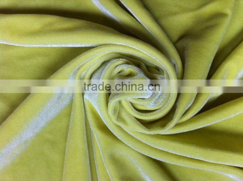 Latest Spandex Velvet Fabric for Fashion Dress from Factory