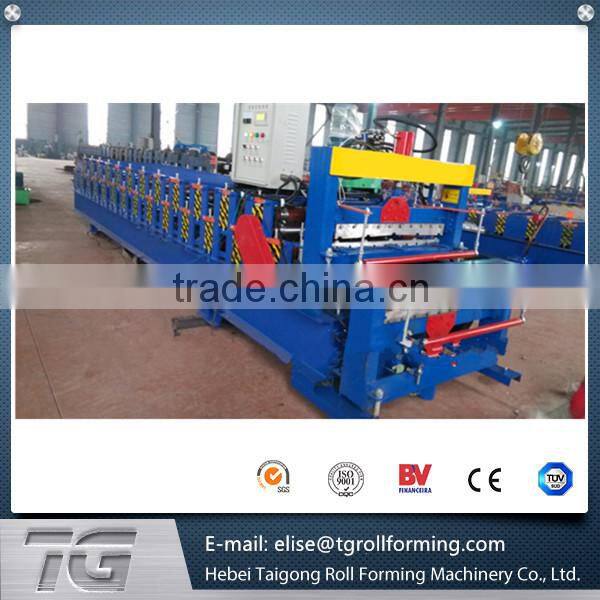 Double Layer glazed Roof Wall Sheet Roll Forming Machine with high resource efficiency