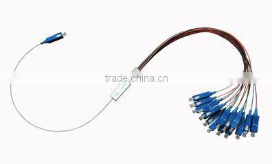 High Quality 1x2 1x4 1x8 1x16 1x32 Fiber Optic PLC Splitter