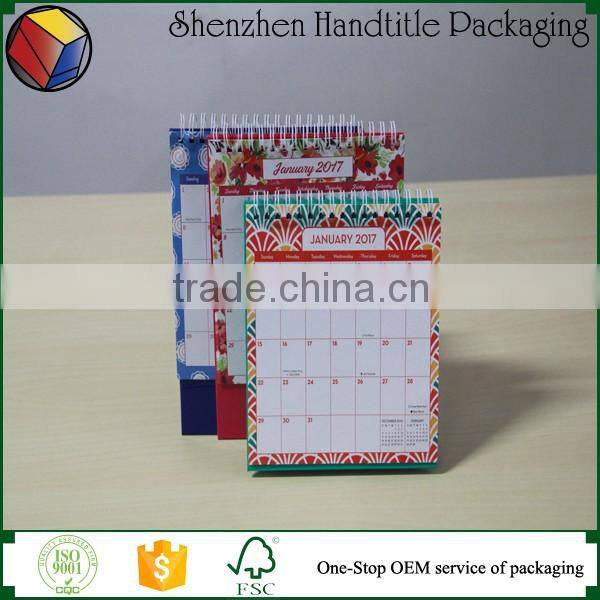 2017 new year paper islamic table desk advent hijri calendar factory