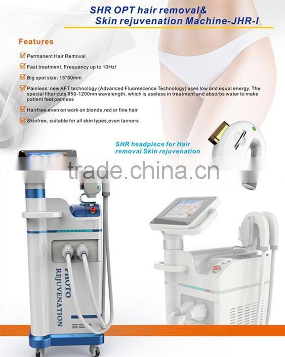 Vertical IPL SHR OPT Beauty Machine for Hair Removal Skin Rejuvenation