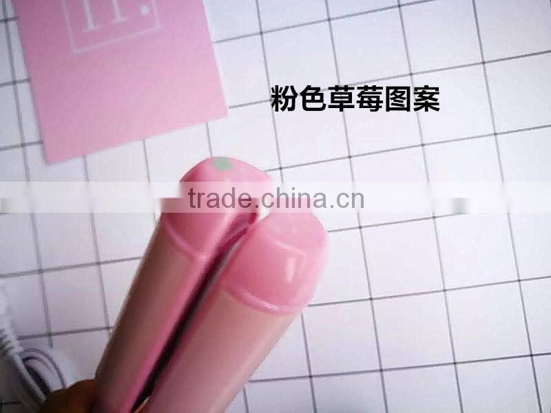 Professional Ceramic flat iron hair straightener and curler set