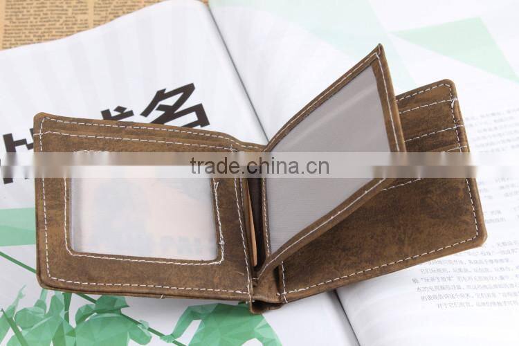 Retro Men's Casual Canvas Bi-fold Wallet Card Slot Purse Cheap