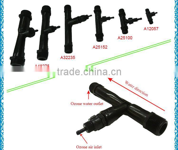 Facotry 1/2 inch 3/4 inch PVDF tube venturi / venturi fertilizer injector