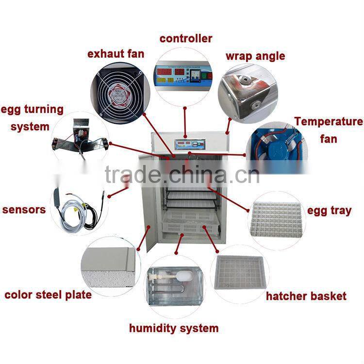 Brand new incubator for egg bird with CE certificate