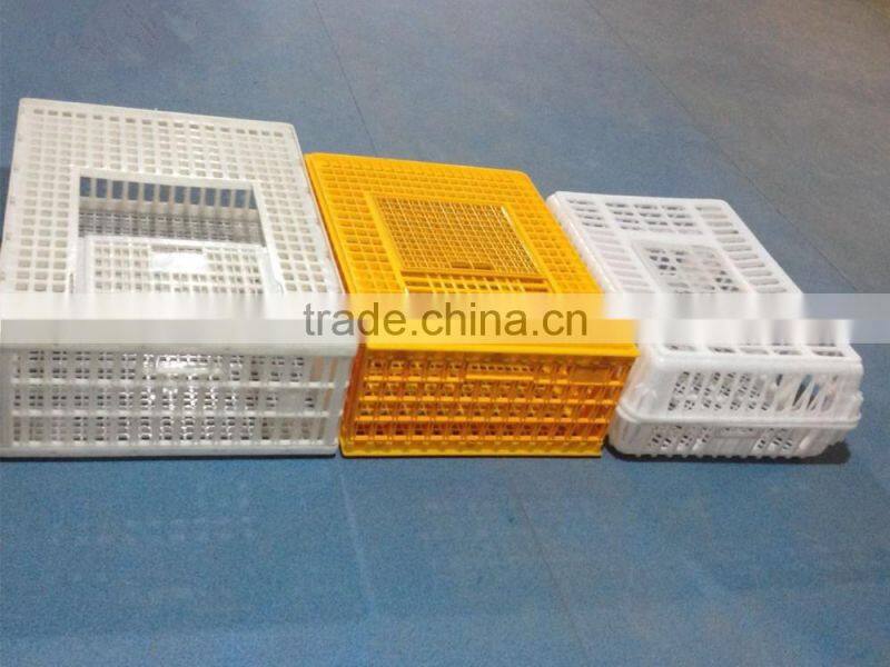 Easy clean good quality plastic poultry transport crate for chicken
