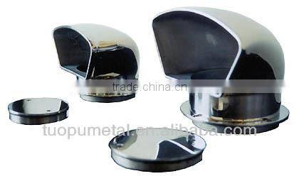 China stainless steel adjustable marine air vents /Stainless Cast Teardrop boat air Vents