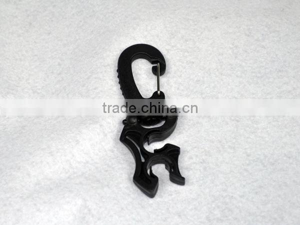 Scuba diving breathing air compressor hose clip