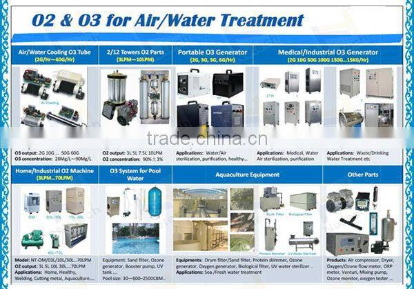 New arrival 40g 60g water cooling corona ozone generator