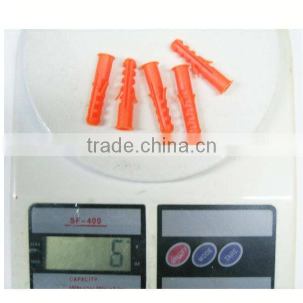 8mm good quality Plastic Wall Plug in color box