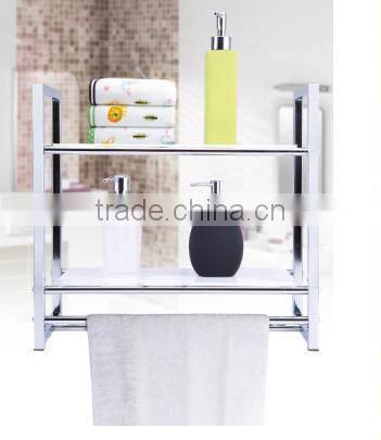 Wall Storage Rack w/plastic tiers