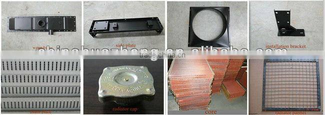 4 line copper radiator for New Holland tractor distributor