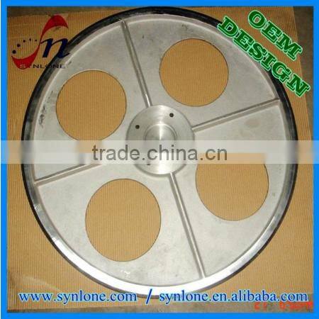 High strength cast steel cart steel wheels 5x112