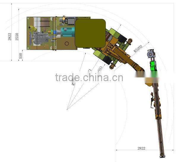 KAISHAN KJ211 the most advanced truck mounted full hydraulic tunneling drilling rig