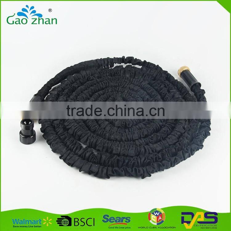 BLACK garden hose pipe/magic garden hose/retractable garden hose with free samples