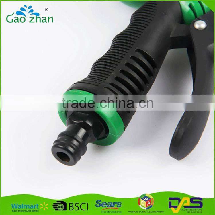 Factory outlet plastic 6 patterns portable water sprayer garden hose nozzle
